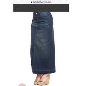 Be Girl Denim Skirt from Dainty Jewells